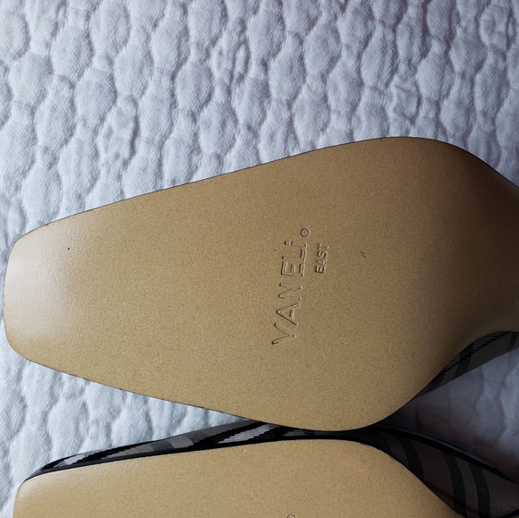 VANELi Plaid Mules size 9 1/2 - Picture 4 of 6